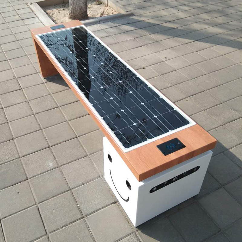 北京スマートパークにソーラースマートパークベンチが登場